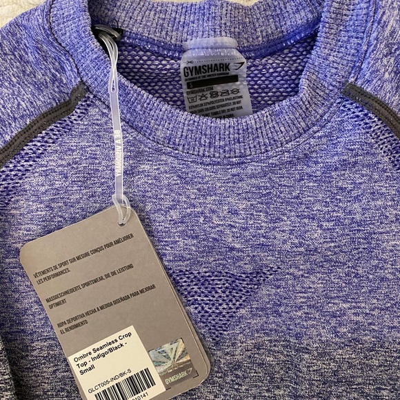 NWT Gymshark seamless cropped long sleeve - Picture 2 of 3